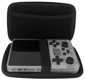 Protective Bag with Mesh Pocket Accessories Cable Box Anti-Drop Travel Carrying Bag for Anbernic RG40XXV/RG40XXH/RGB20SX