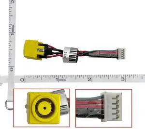 For Thinkpad T410 T410i T420 T420i T430 T430i 45M2893 DC In Power Jack Cable Charging Port Connector