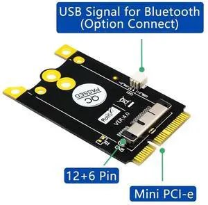 Mini PCI-E to 12+6 Pin WiFi Converter Board mPCI-e Wireless WLAN Adapter Module