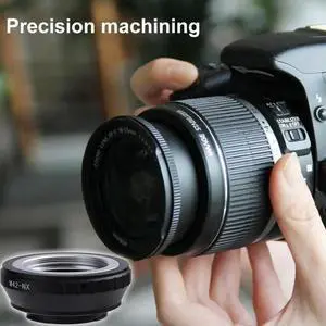 M42-NX M42 Thread Lens to NX Mount Camera Lens Adapter Ring for