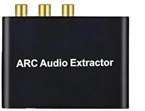 ARC Return Channel Converter ARC To SPDIF Coaxial L/R Stereo 3.5mm Jack Audio Converter for HDTV Speaker Amplifier