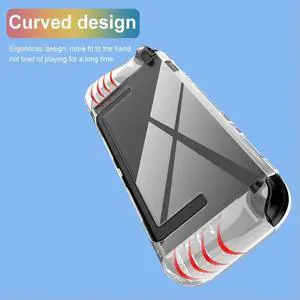 Transparent TPU Case for Nintendo for Switch 2 Soft Shell Anti-drop TPU Cover for Nintendo for Switch 2 Handheld Gaming Console