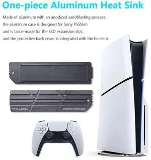 For Slim SSD Heatsink withSilicone Pads Heat Sink Radiator SSD Cooling Mounting Kit for 2280 M.2 NVMe SSD