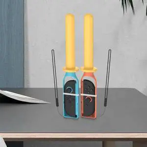 2 Pack Sword Accessory for Nintendo for Switch 2 Joy-Con Fencing Game Accessories Sword Grips for Nintendo for Switch/OLED