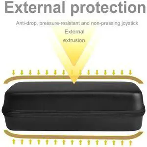 Hard Shell Case for Legion Go S Handheld Game Console Shockproof Travel Case with Mesh Pocket Travel Carrying Bag