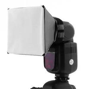 Flash Diffuser Reflector Softbox 125x100mm DSLR Photo Flash Diffuser Light Soft Box Foldable Accessories for for