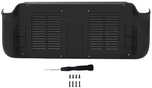 Plastic Console Housing Cover with Screwdriver Screws Portable Cooling Protective Cover with Support Accessories for Steam Deck