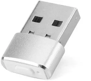 Mini Mouse Movement Simulator Plug and Play USB Automatic Move Cursor Shaker Indicator Light Aluminum Alloy Housing for Computer