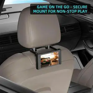 Car Holder for Nintendo for Switch 2 Dock Car Headrest Play Stand Mount Adjustable Car Headrest Mount Holder Games Accessories