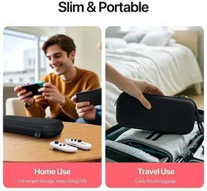 Hard Carrying Case for Nintendo for Switch 2 Anti-drop Protective Travel Bag Organizer Bag for Switch 2 Console and Accessories