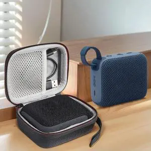 EVA Protective Case Waterproof Outdoor Travel Carrying Case Hard Shell Storage Bag for JBL Go 4 Bluetooth-Compatible Speaker