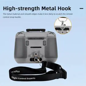 For Mini 3/4 Pro AIR 3 Neck Strap Lanyard Adjustable Strap Remote Strap Drone Accessories for RC/RC 2 Remote Controller