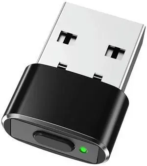 Mini Automatic Mouse Jiggler Mover ON/Off Button USB Automatic Move Cursor Shaker Undetectable Keeps Awake for Laptop Desktop