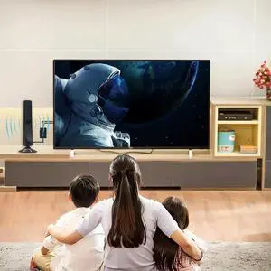 TV Digital Antenna with Signal Booster HD Antenna Support 4K 1080P 50 Miles Range High Gain Aerial for Smart Digital TV