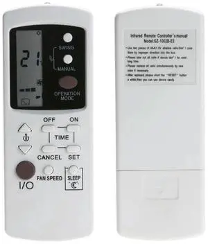 Universal Air Conditioner Remote Control Replacement for Galanz GZ 1002A-E3 GZ-1002B-E1 GZ-1002B-E3 GZ01-BEJ0-000 Universal Air Conditioner Remote Control Replacement for Galanz GZ 1002A-E3 GZ-1002B-E1 GZ-1002B-E3 GZ01-BEJ0-000