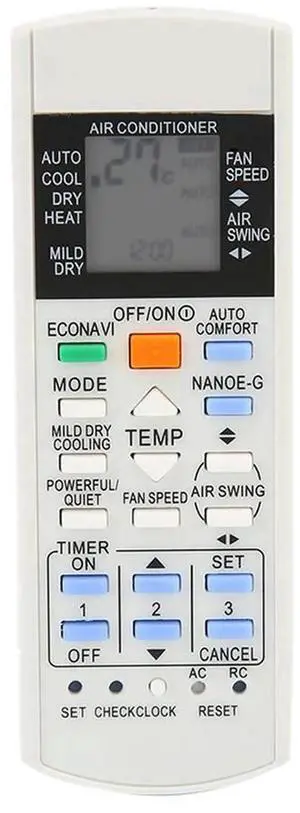 Portable Remote Controller Powered Smart Air-conditioning Controller Replacement Parts for Panasonic A75C3208 A75C3706