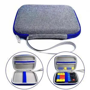 Hard Carrying Case with Mesh Pocket Portable Bag for GiiKER Super Slide Brain Games for GiiKER Slide Brain Game Console