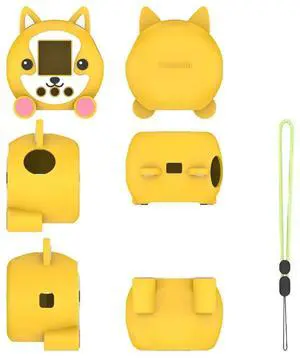 Silicone Case Cover Shockproof Cartoon Protective Cover with Lanyard Soft Protective Case for Punirunes Interactive