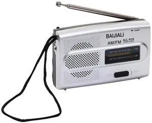 Digital Retro Radios Memory Function Handheld AM/FM Radios Manual Channel Search Powered Built-In Speaker for Old People