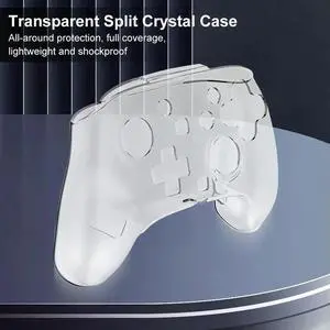 Transparent Gamepad Controller Cover Protective Hard Case Cover Shell for Switch2 Pro Controller