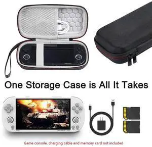 EVA Hardshell Case Shockproof Travel Protective Case Anti-scratch Carrying Bag with Hand Strap&Mesh Pocket for Trimui Smart Pro