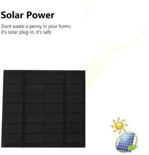 1.5W Solar Fountain Pump with 6 Nozzles Solar Fountain with Panel Water Pump Energy Saving 200L/H for Outdoor Fish Tank Aquarium