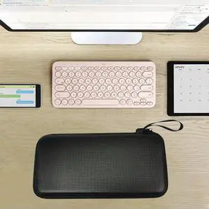 Waterproof Carrying Case with Hand Rope Hard EVA Keyboard Bag Dust Proof Keyboard Carrying Case for Magic Keyboard
