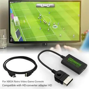 Converter Adapter Video Audio for Xbox to HDMI-Compatible Adapter HD Link Cable Supports 1080i 720p 480p 480i