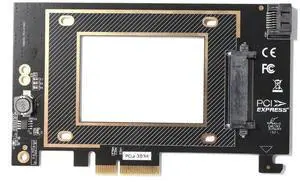 U.2 SFF-8639 To PCI-E X4 Expansion Card Adapter Gen3x4 for 2.5inch U.2 NVME SSD