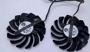 1 Pair 87mm PLD09210B12HH 4 Pin Graphics Video Card Cooling Fan for RX 470 480 570 580 Armor Cooler Fan