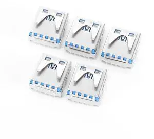 5pcs Professional USB Port Socket Replacement Repair Parts USB Port Socket Jack Connector for PS5 Console Accessories