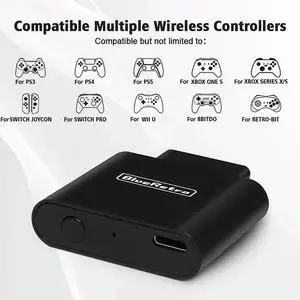 BT Wireless Game Controllers Adapter for PS3/PS4/PS5 8bitdo Switch Xbox For SNK NEO·GEO MVS AES CD