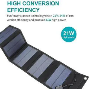 15W 5V Solar Bank Pack IP65 Waterproof Foldable Solar Panel Pack Kit Monocrystalline Module 5-Panel for Camping Lights Cellphone
