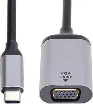 JAENFONG Monitor Adapter 1080p 60hz USB C Type C Male to VGA Female Cable for Tablet & Phone & Laptop JAENFONG Monitor Adapter 1080p 60hz USB C Type C Male to VGA Female Cable for Tablet & Phone & Laptop