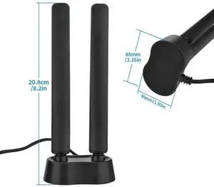Tri-Band WiFi 6E Antenna 6GHz 5GHz 2.4GHz 6.0dBi Gaming Omnidirectional for PC Desktop Computer PCIe WiFi 6E Card