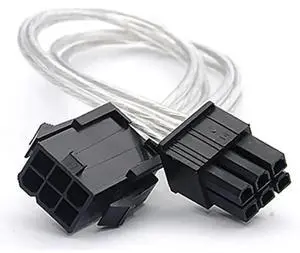 6 Pin Male to 6 Pin Female Cable Tinned Copper PCI Express Power Converter Cable Video Graphics Card 6Pin to Pin PCI-E for PC