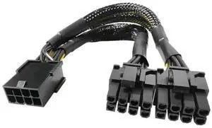 GPU Cable Splitter Pure Copper 8 PIN to Double 8Pin Convert Wire Female to Male Line Graphics Card Power Extend Cord Adapter