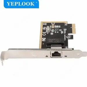 PCI-Express 1x to Single RJ45 10/100/1000Mbps 1Gbps Gigabit Ethernet Network Card Chipset RT8111H for Desktop PC Computer TXA065