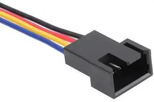 5Pin CPU Fan Convert Cable Splitter Extend Wire 4 Strands Line Connect Computer CPU Cooler Fan Adapter Cord 17.5cm