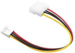 Big 4 Pin to Small 4Pin Convert Cable FDD Floppy Disk Drive Power Supply Wire Computer IDE to Power Connection Plug Cord 20CM