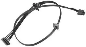 6Pin to 3x SATA Angled SSD HDD Hard Drive Power Cable ForCooler Master MWE GOLD 550W 650W 750W Modular Power, 18AWG 50+15+15 CM
