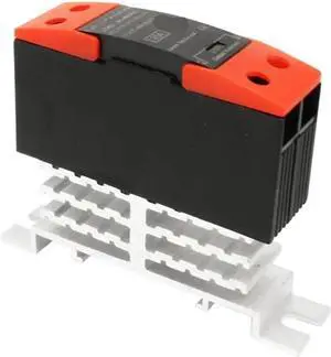 Solid State Relay 10A 25A 40A DIN Rail Solid State Relay Single Phase SSR with Heatsink DC Control AC/AC Control AC/DC Control DC(DC Control DC,25A)