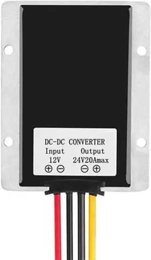 DC-DC Boost Converter 12V to 24V 20A 480W Step Up Voltage Regulator Module Car Power Supply Voltage (Input 10V-22V)