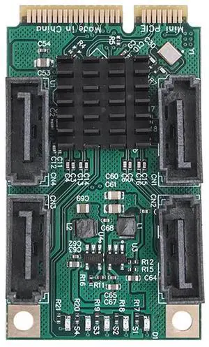 Mini PCI-E To SATA3.0 Riser Card M.2 PCI-E 2.0 Converter B+M Key SSD Adapter Card 5/2.5 Gbps 2/4 SATA 3.0