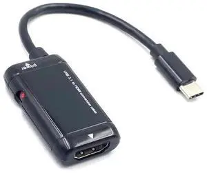 for MHL USB 3.1 type-c to with HDMI Video Converter Male to Female Input Digital Signal Plug to HDTV 1080P Video Output Dongle