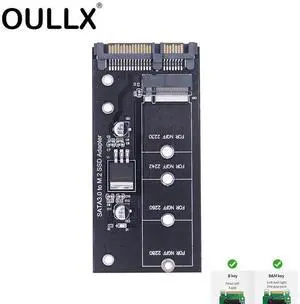 M.2 NGFF SSD To SATA 3 3.0 Adapter Card Converter B B&M Key Protocol Solid State Disk Drive 2230 2280 2242 for PC Computer