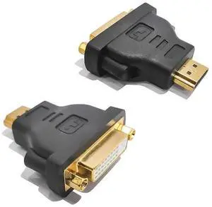 with HDMI to DVI Cable Adapter Female to Male Plug 1080P HDTV Projector Monitor DVI 24+5 Converter Laptop TV Box Video Connector