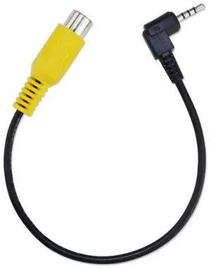 Car GPS Video Cable 4 Sections Jack 2.5mm Plug to RCA Female Stereo Adatper Navigation Rear View Parking Camera AV Convert Wire