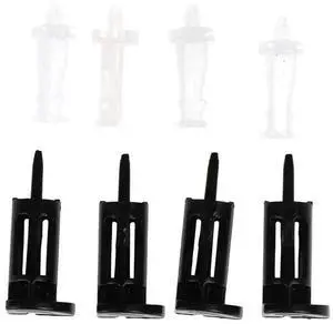 4pair/Lot ForIntel CPU Cooling Fan Buckle 775 1150 1155 1156 1366 Heatsink Fastener Plastic Push Nail PC Cooller Mount PIN Foot