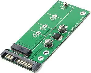 JAENFONG NGFF ( M2 ) B Key & B+M Key SATA Based SSD to 2.5" SATA Adapter,SATA-Bus M.2 NGFF SSD to SATAIII 6Gbps Convert Card For 2230/2242/2260/2280mm